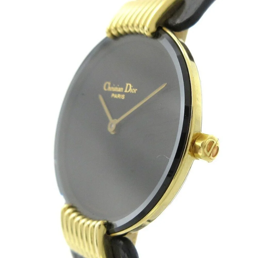 Christian Dior Bagheera Black Moon Quartz Ladies Watch Authentic